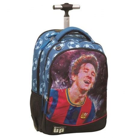 Mochila con ruedas messi .